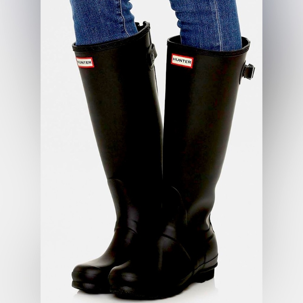 Hunter Boots Knee High Black
